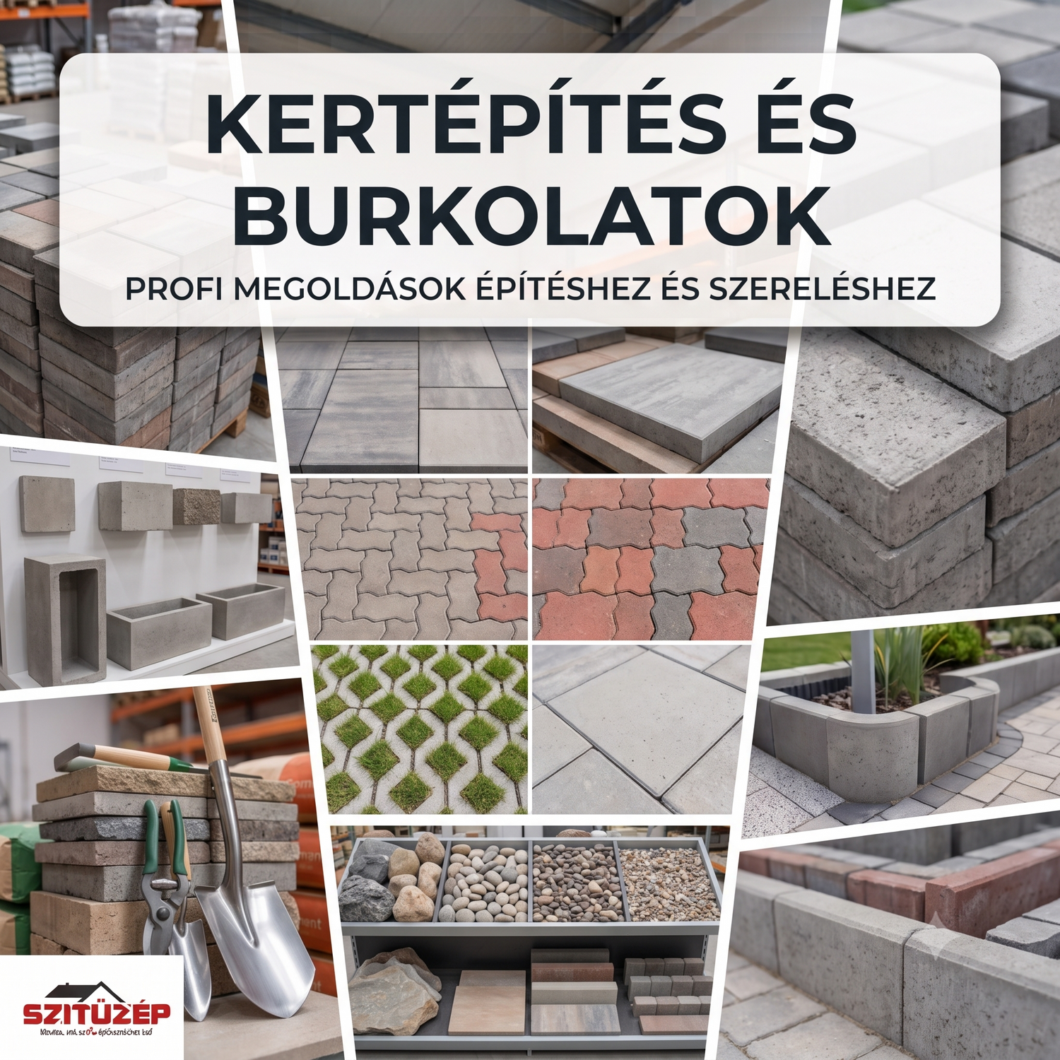 Kertépítés és Burkolatok