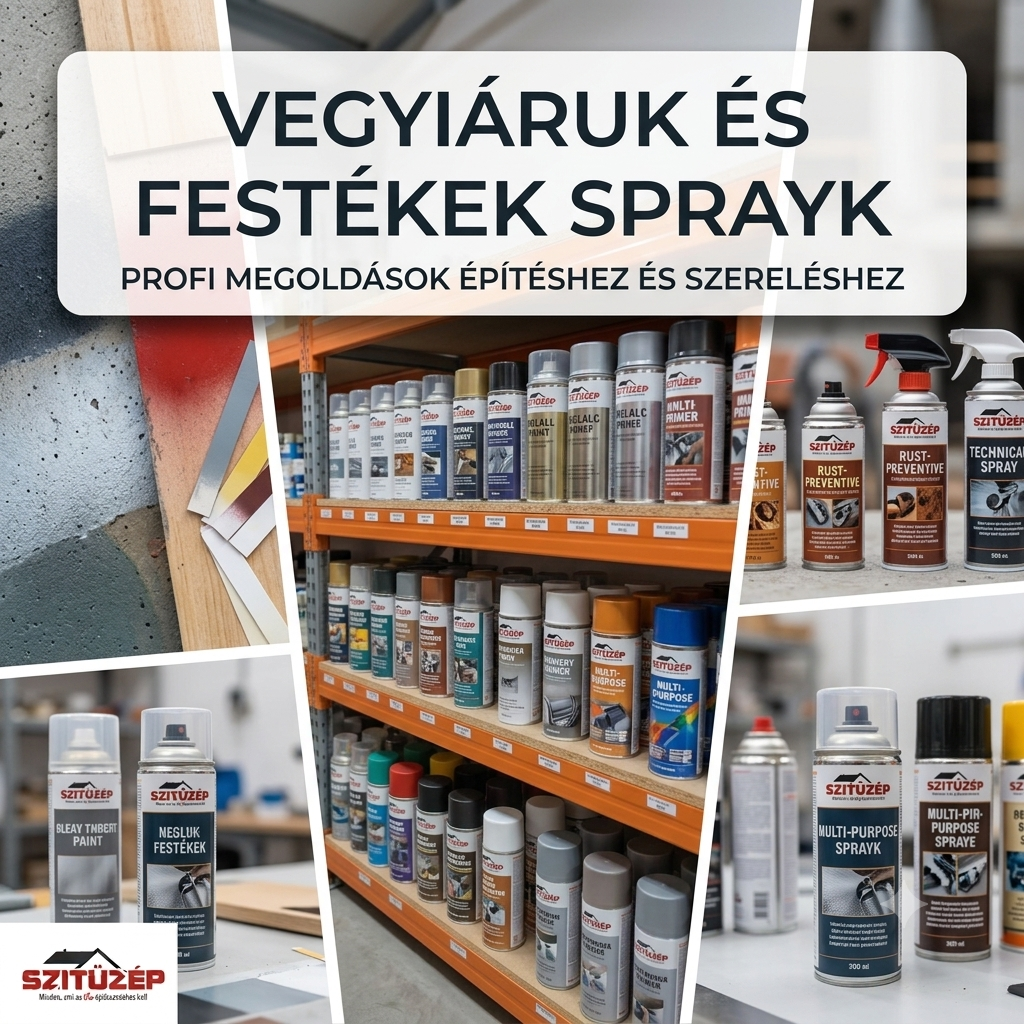Vegyiáruk és Festékek (Spray-k)
